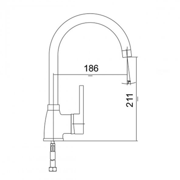 Venezia Kroma Serisi Mat Siyah Mutfak Evye Bataryası - 2