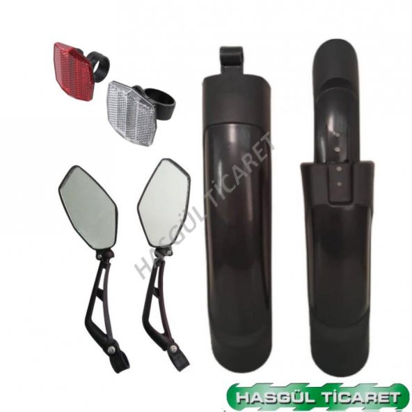 HSGL BİSİKLET AYNA ÇAMURLUK REFLEKTÖR ÖZEL SET - 4