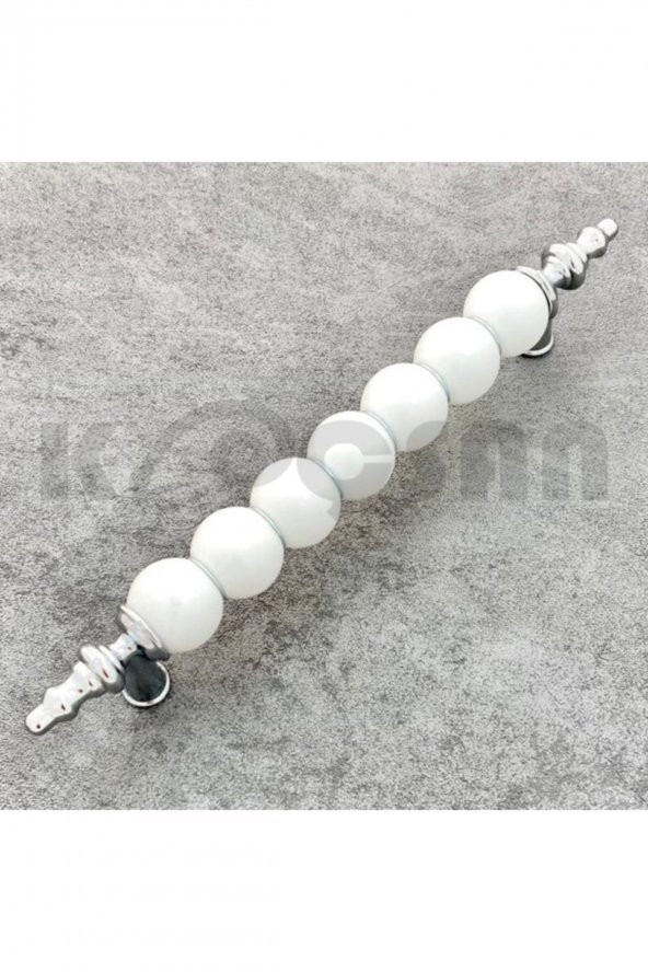 İnci Porselen Görünümlü Kulp 128 Mm Dolap Çekmece Mobilya Mutfak Kulbu