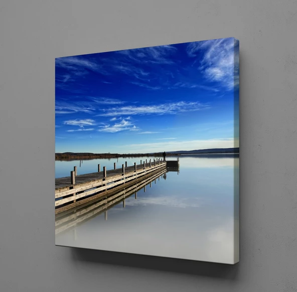 KÖPRÜ VE DENİZ KANVAS TABLO ürün görseli