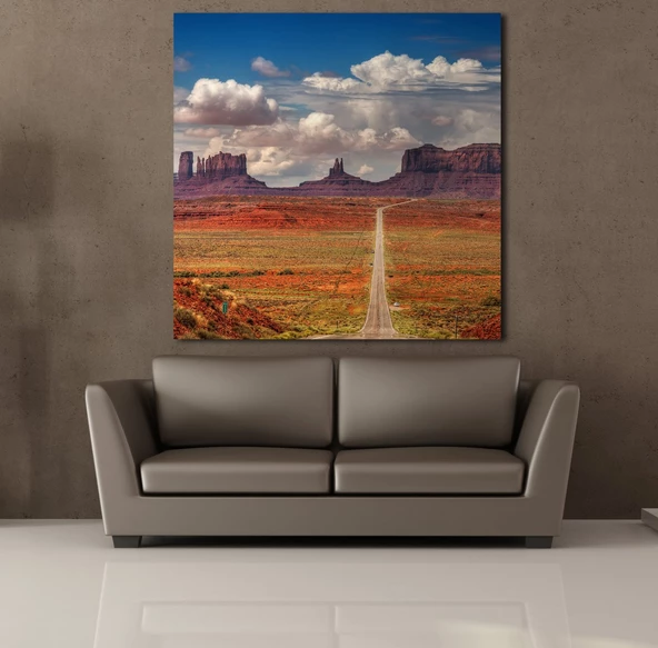 DAĞ YOL KANVAS TABLO - Resim 2