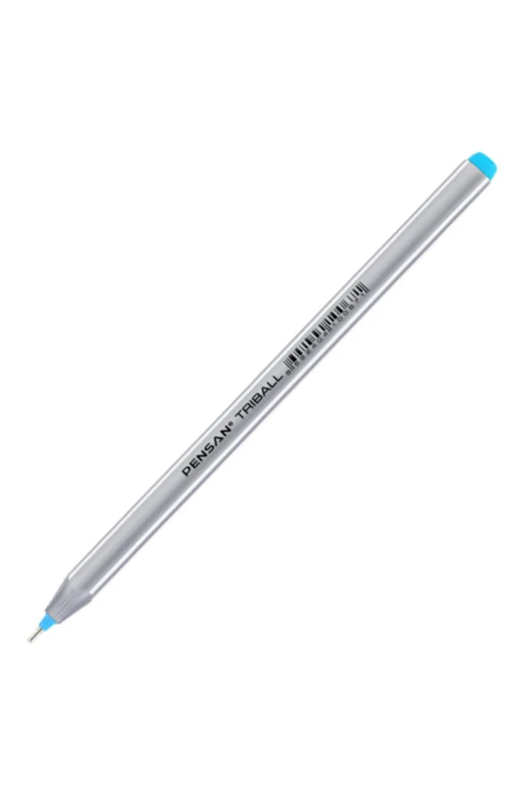 Pensan Tükenmez Kalem Triball 1.0 Mm Bilye Uç Turkuaz (12 Li Paket)