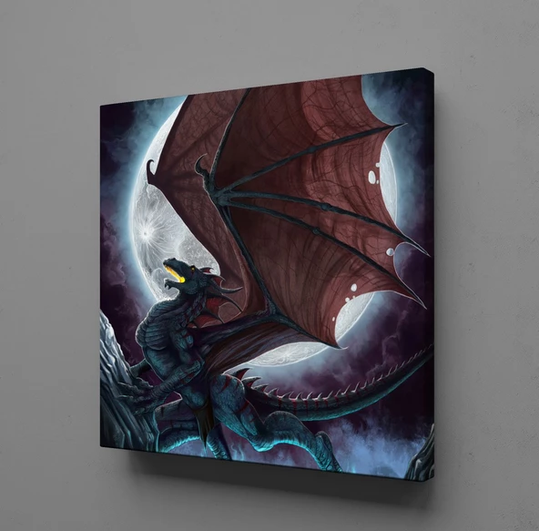 EJDERHA KANVAS TABLO ürün görseli