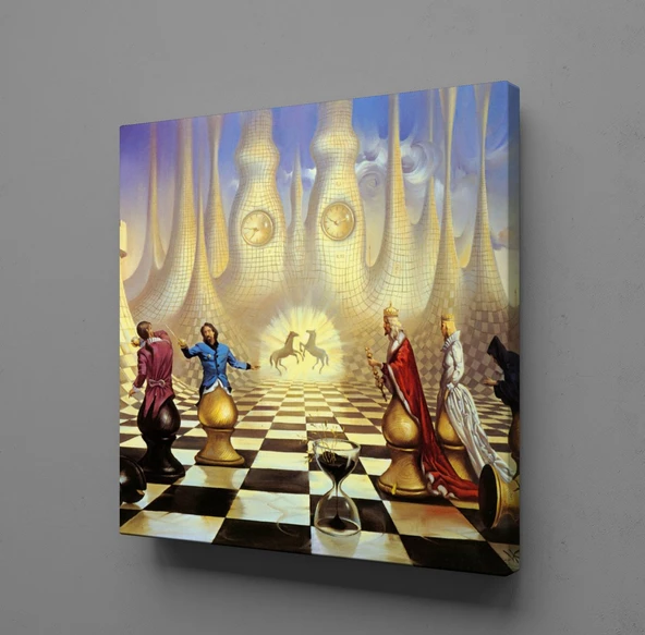 SANTRANÇ KANVAS TABLO ürün görseli