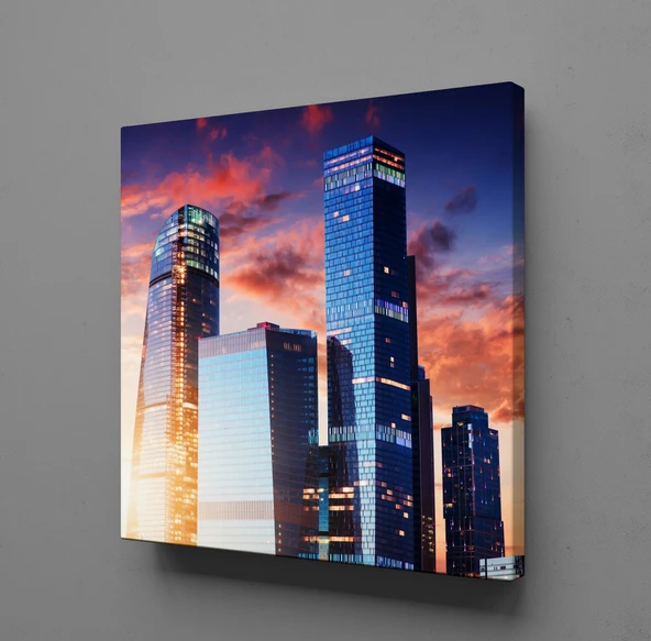 YÜKSEK BİNALAR KANVAS TABLO ürün görseli 1