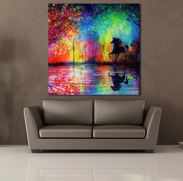 RENKLER TEMALI KANVAS TABLO - 2