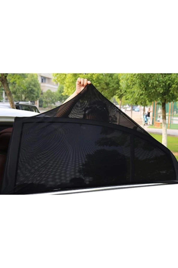 Araba Oto Yan Cam Güneşlik Perde 2 Adet - Resim 3