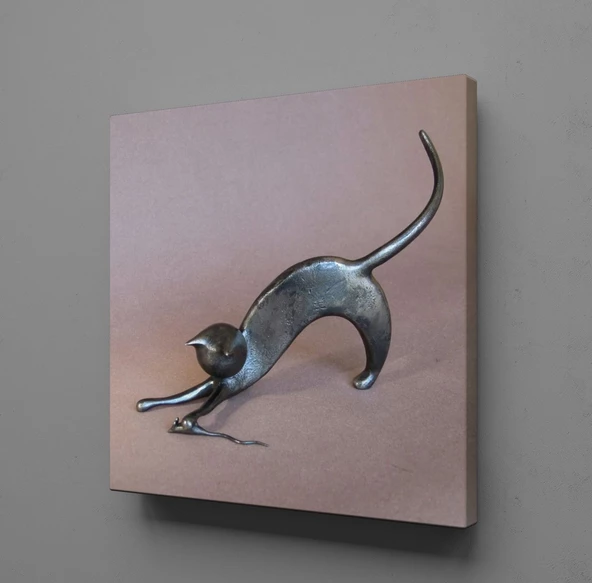 KEDİ KANVAS TABLO ürün görseli