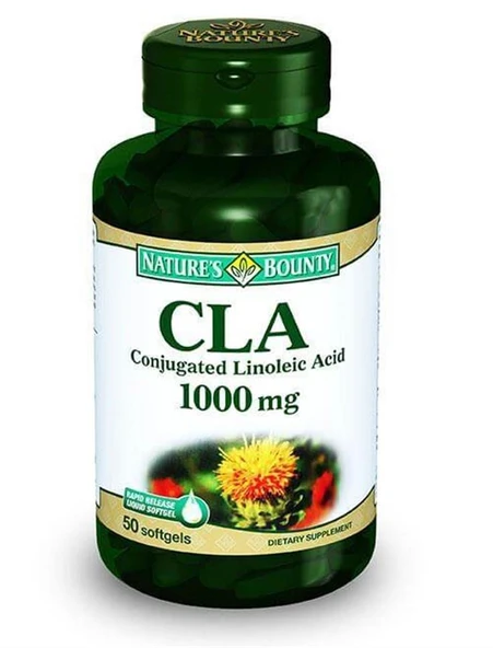Nature's Bounty CLA 1000 mg 50 Softgel
