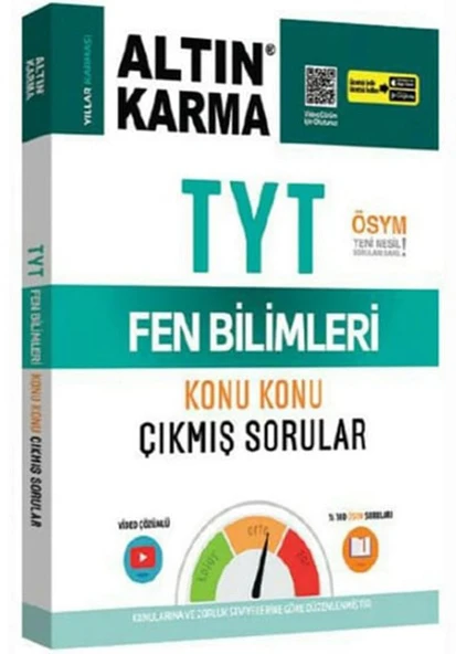 Altın Karma TYT Fen Bilimleri Konu Konu Çıkmış Sorular
