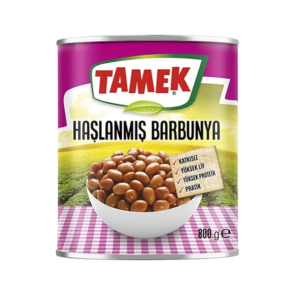 Tamek Haşlanmış Barbunya 800 Gr x 3'Lü Paket - Resim 3