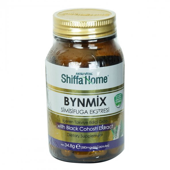 Aksuvital Shiffa Home Bynmix Simisifuga Ekstresi Diyet Takviyesi 580 Mg x 60 Kapsül