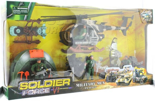 Çadırlı ve Aksesuarlı Askeri Oyun Seti - 2