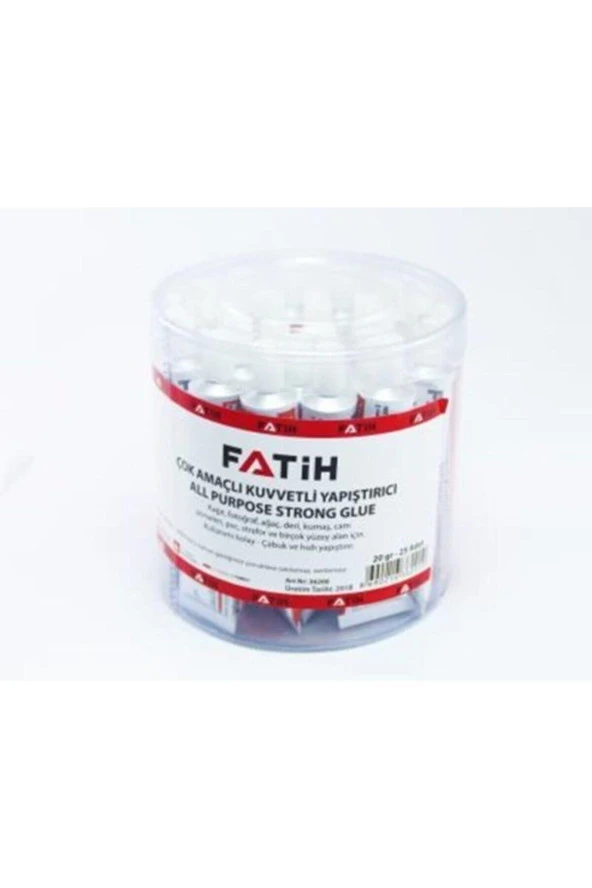 Fatih Sıvı Yapıştırıcı Çok Amaçlı 20 Gram 25'Li (25 Li Paket) - Resim 2