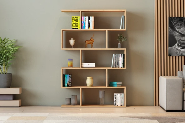 LENDA Zambak Kitaplık - Atlantik Çam - 2