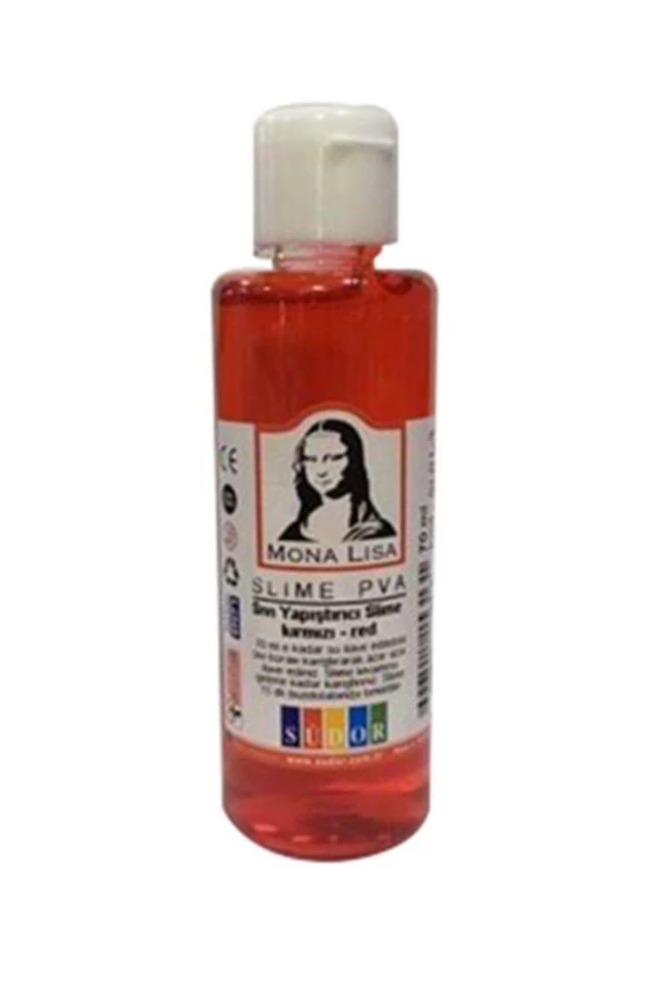 Monalisa Sıvı Yapıştırıcı Slime 70 Ml Kırmızı (12 Li Paket) ürün görseli