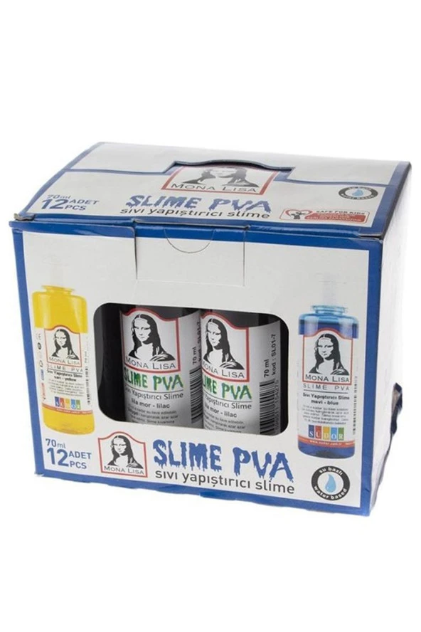 Monalisa Sıvı Yapıştırıcı Slime 70 ML Lila Mor (12 Li Paket) - 2