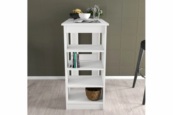 LENDA Malta Dekoratif Mutfak Masası - Beyaz - 3