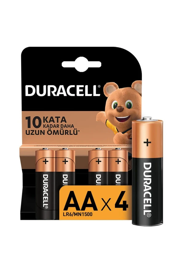 Duracell Alkalin Kalem Pil (AA) 4 LÜ 2A4