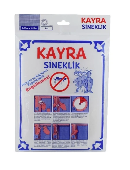 75X125 CM TEK KANAT HAZIR PENCERE SİNEKLİĞİ