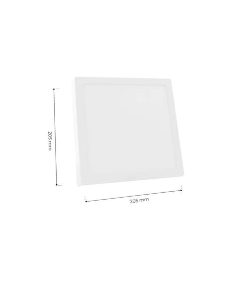 18W Sıva Üstü Kare Led Panel Beyaz Işık - 2