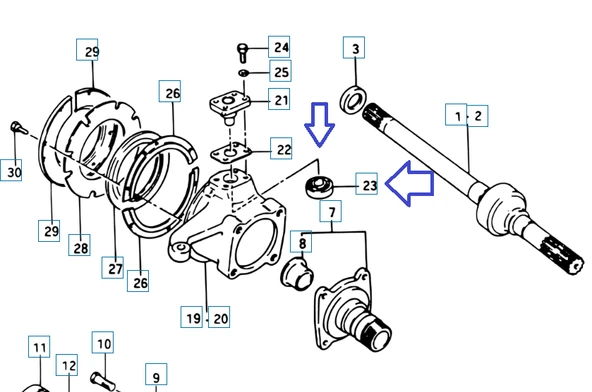Suzuki Jimny 05-17 Tas RULMANI Bilyası ürün görseli 1