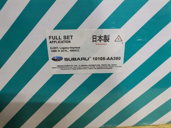 Subaru İmpreza 2.0 Turbolu Motor Takım Contası - 3