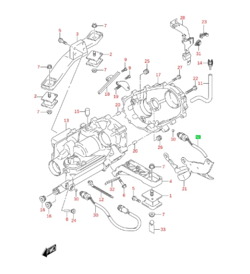 Suzuki Jimny Sn413 08-17 4X4 GEÇİŞ SENSÖRÜ Müşürü - 3
