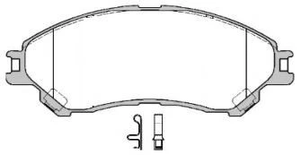 Suzuki Vitara 2015-2024 Ön Fren Balata Takımı ürün görseli