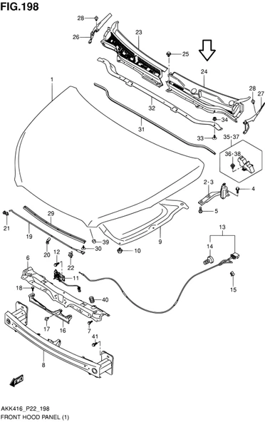 ÖN CAM DIŞ PLASTİĞİ SOL ürün görseli 1