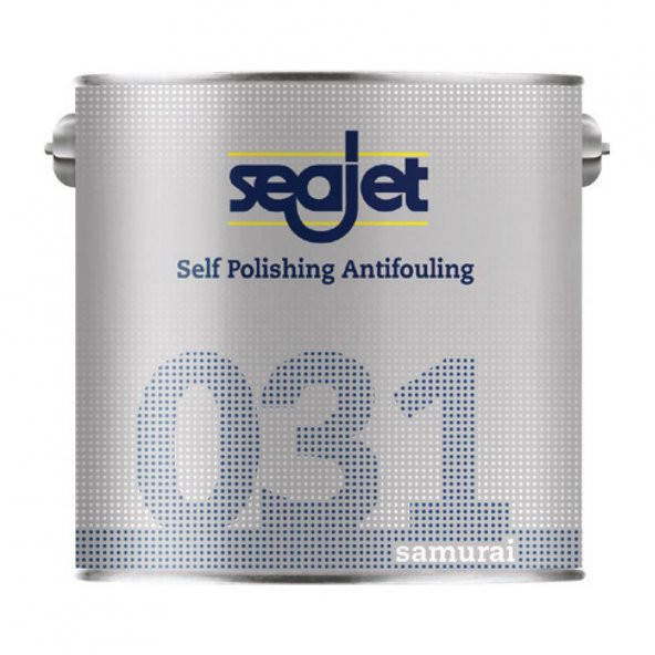 Seajet 031 Samuraı Antifouling Zehirli Boya Siyah  0.75 Lt