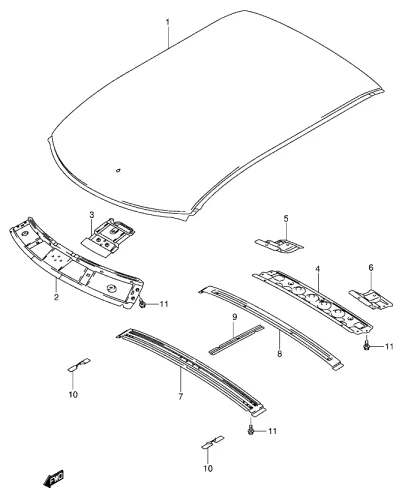 TAVAN SACI PARÇASI ürün görseli 1