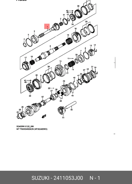 PRİZDİREK SUZUKİ GRAND VİTARA XL7 DİZEL 2002-2006 SGP - Resim 3