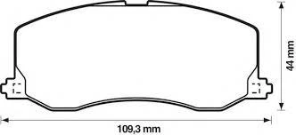 ÖN FREN BALATASI SUZUKİ SWİFT 1.0 90-97