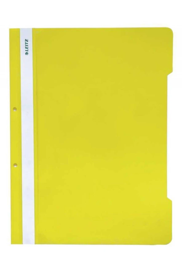 Leitz Telli Dosya Plastik Sarı L-4189 (50 Li Paket)