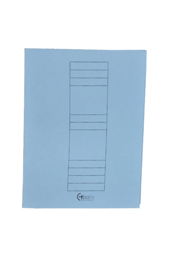Bafix Karton Dosya Tam Kapak Mavi 66716 50 Li (1 Paket 50 Adet)
