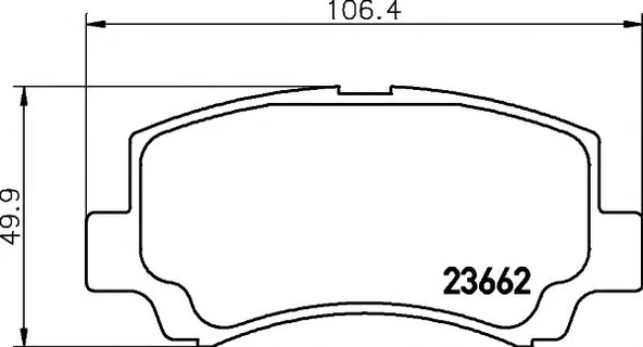 ÖN FREN BALATASI SUZUKİ WAGON R SR410 98>-