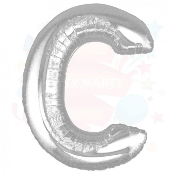 Nedi Balon Folyo 40 Harf Gümüş C 00847 ürün görseli 1