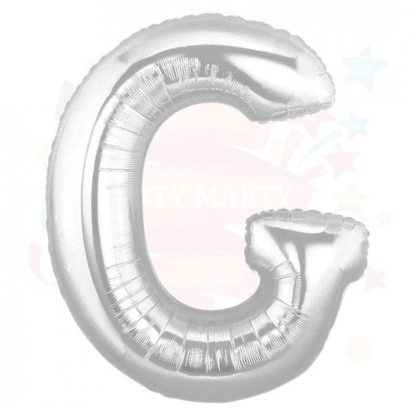 Nedi Balon Folyo 40 Harf Gümüş G 01358