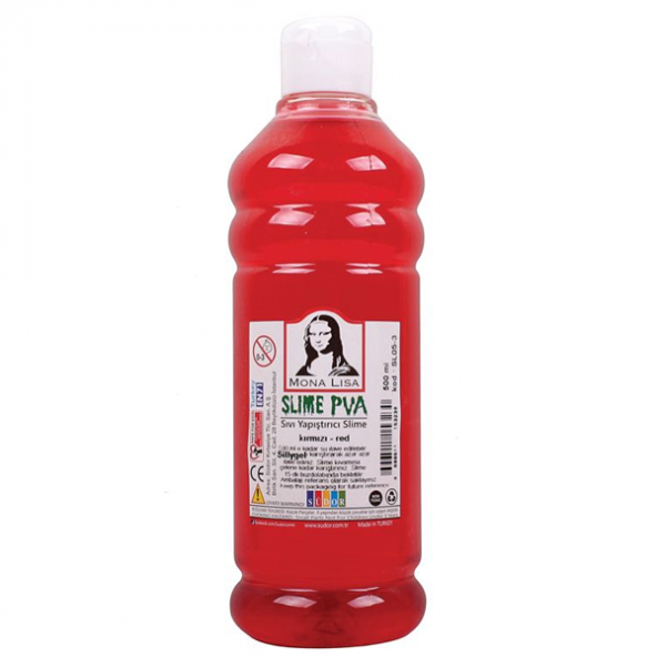 Monalisa Sıvı Yapıştırıcı Slime 500 ML Kırmızı SL05-3