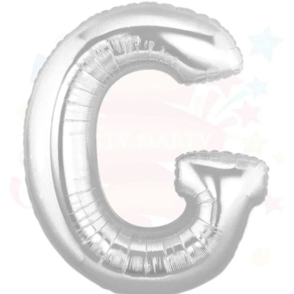 Nedi Balon Folyo 40 Harf Gümüş G 01358 - 3