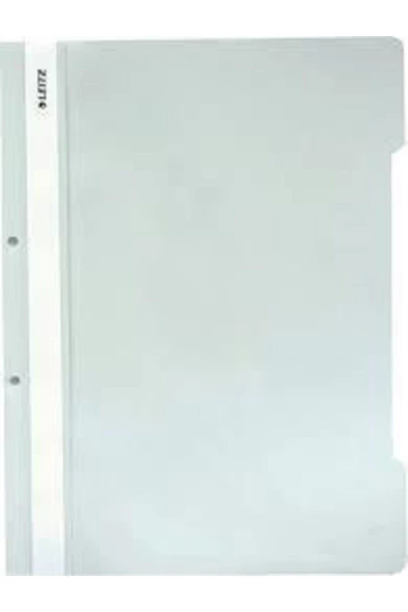 Leitz Telli Dosya Plastik Beyaz L-4189 (50 Li Paket)
