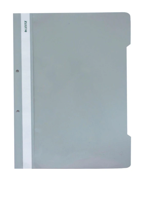Leitz Telli Dosya Plastik Gri L-4189 (50 Li Paket)
