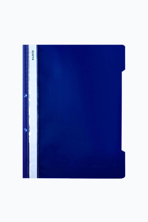 Leitz Telli Dosya Plastik Lacivert L-4189 (50 Li Paket)