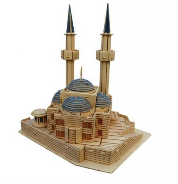 3D Ahşap Cami Maketi 261