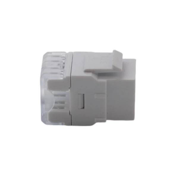 HCS J6E-00874 KORUMALI CAT6 KEYSTONE JACK BEYAZ (10'LU PAKET ) - 2