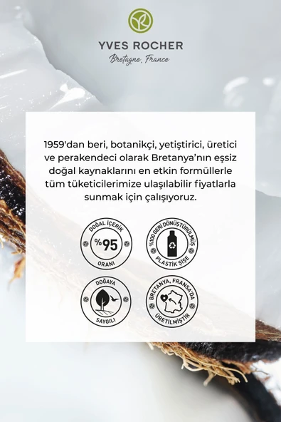YVES ROCHER Nemlendirici Duş Jeli - Tropikal Hindistan Cevizi - 400ml-45966 - 8