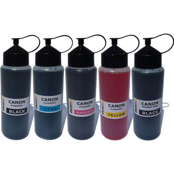 CANON Pixma MG5450S UYUMLU 5X500ML MUADİL MÜREKKEP SETİ DURUINK 5 RENK - 2