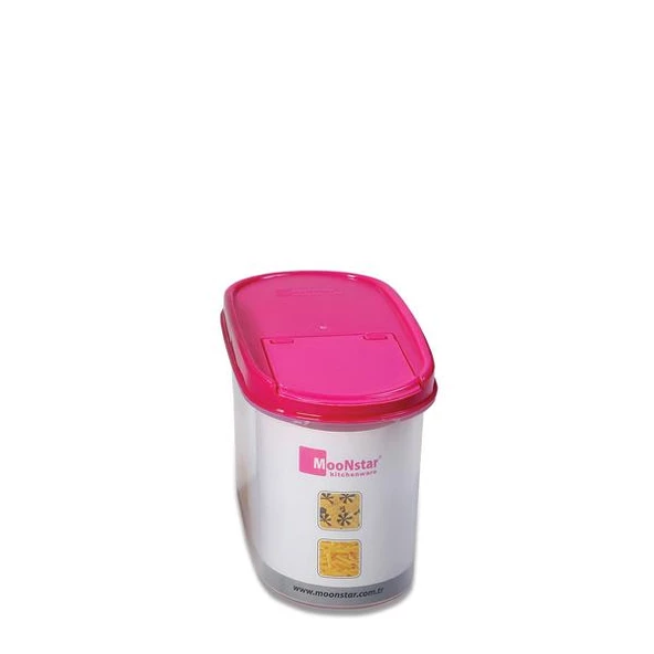 Moon Star Modüler Kapaklı Kuru Gida Saklama Kabı 1,2 LT X 5ADET MB-11 - 3