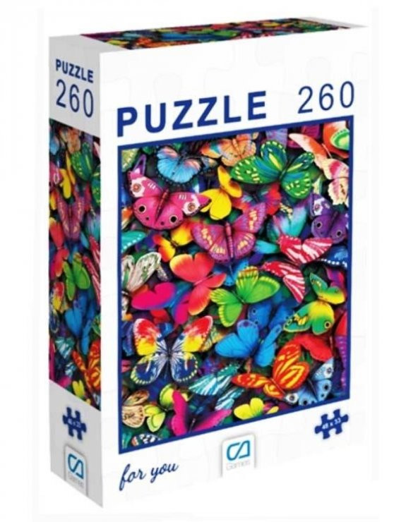 Kelebekler 260 Parça Puzzle